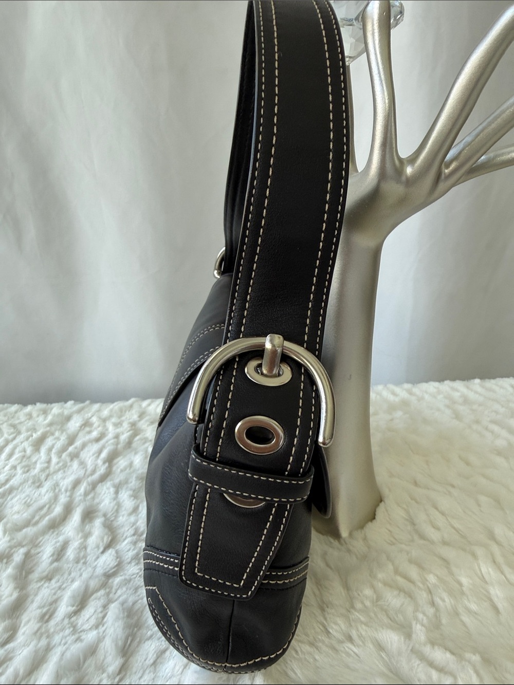 Coach Vintage Y2K Soho Black Leather Shoulder Bag - Picture 6 of 17